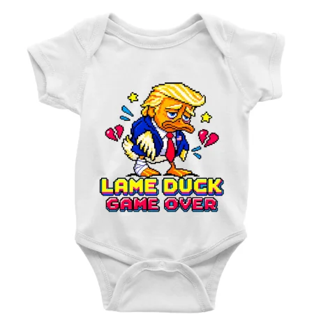 Trump lame duck pixel art game over
