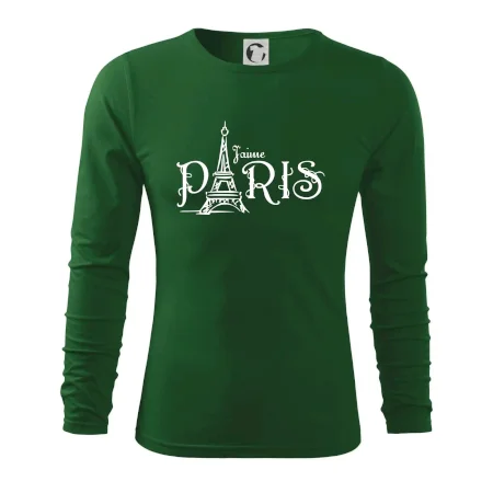 Paris nápis Eiffelovka rovný