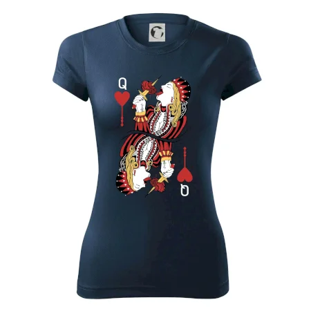 Srdcová Kráľovná kreslená (Pecka Design)