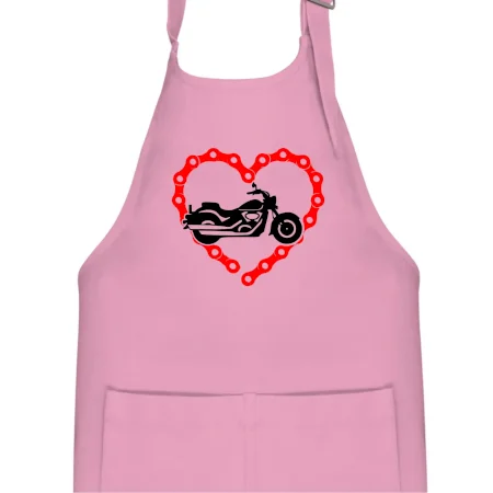 Moto srdce reťaz - chopper