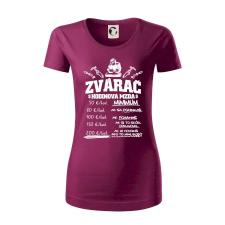 Hodinová mzda zvárač