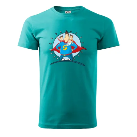 Táta superman - kluk, kluk a dítě