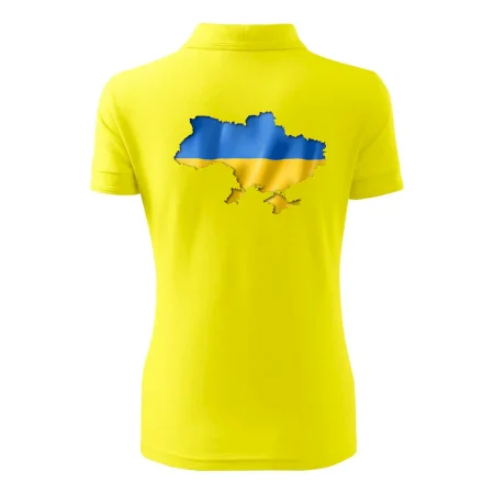 Ukrajina vlajka mapa