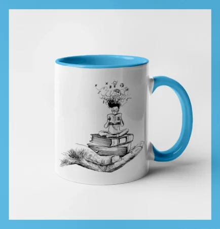 Čitateľ - ruka kreslená