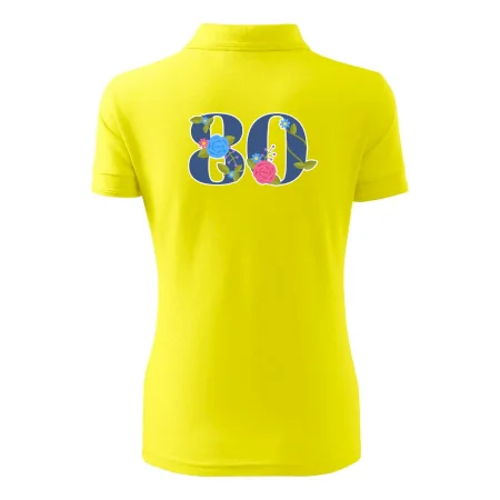 Kvetinové číslo kreslené - 80