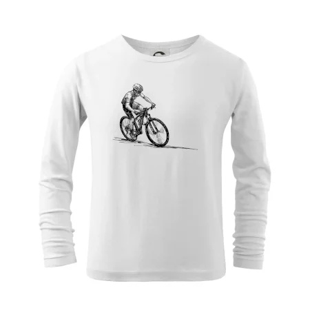 MTB kreslený cyklista