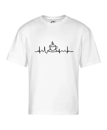 EKG hrnček kávy