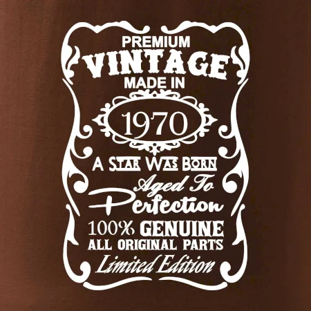 Vintage Etiketa - 1970