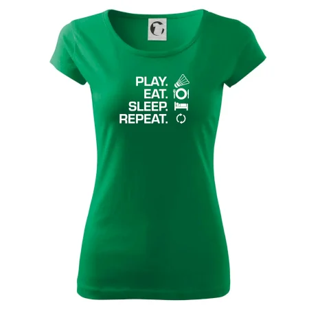 Play Eat Sleep Repeat badminton