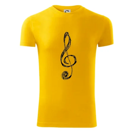 Husľový kľúč kreslený
