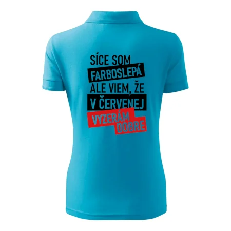 Síce som farboslepá, ale viem, že v červenej vyzerám dobre