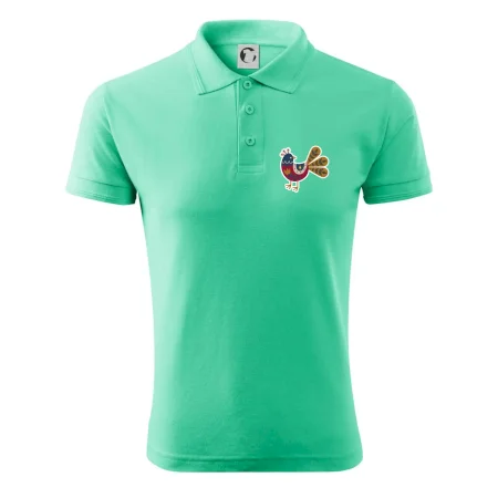 Folklór na prsníku sliepky