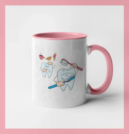 Zubárske tričko - kefka a jedlo