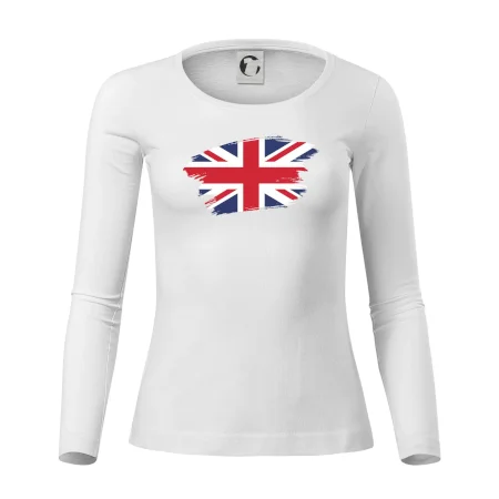 Britská vlajka roztrhaná