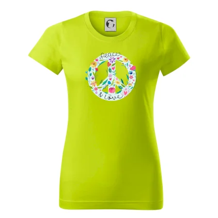 Peace and love symbol