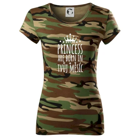 Princesses are born in (Vlastný nápis mesiac narodenia)