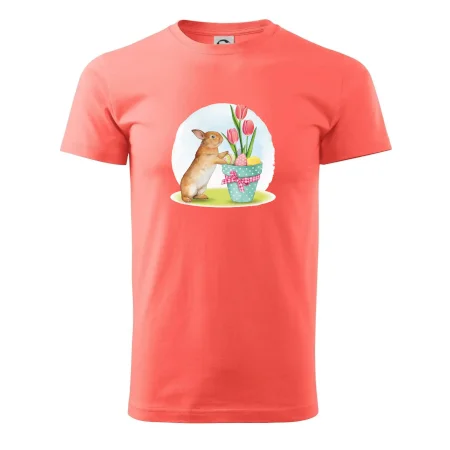 Veľkonočný zajačik tulipány