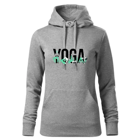 Yoga nápis farebný