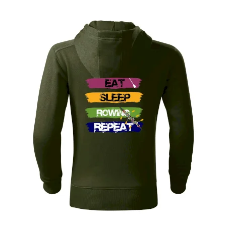Eat sleep rowing repeat farebné