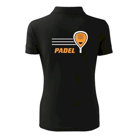 Padel - oranžová raketa