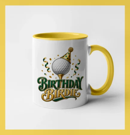 Narozeninové birdie s golfovým míčkem