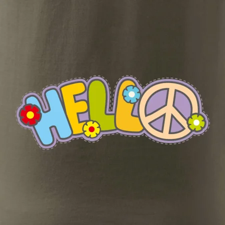 Hello hippie symbol