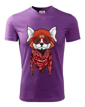 Červená panda hipster