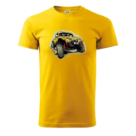 Žltý offroad s navijakom