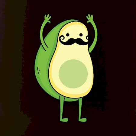 Párové triko - avokádo