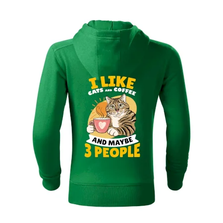 I like cats and coffee and maybe 3 people