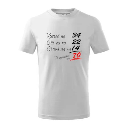 Vyzerá, cíti sa, chová sa - 70 rokov