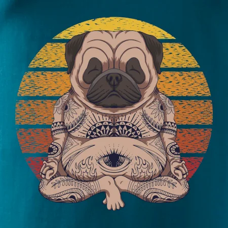 Yoga meditace - pug