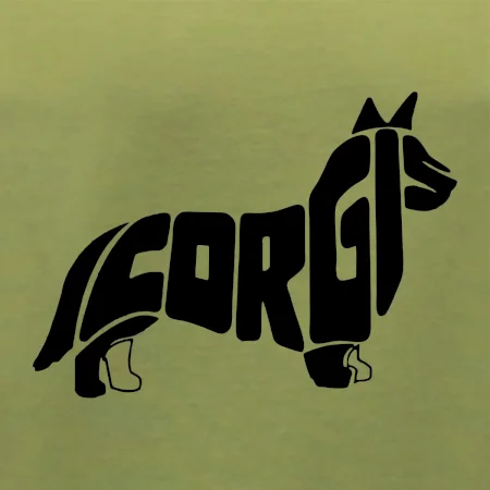 Corgi - nápis v tele