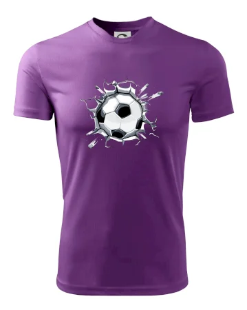 Futbalová lopta v triku