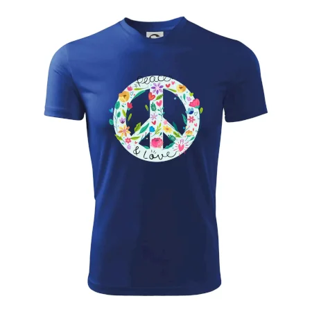 Peace and love symbol