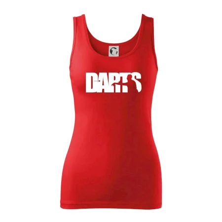 Darts - nápis so šípkarom