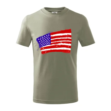 Americká vlajka ohnutá