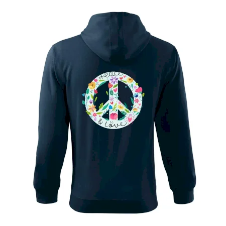Peace and love symbol