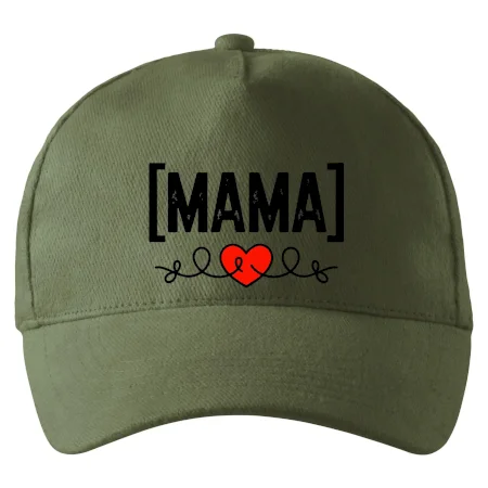Nápis mama a srdce