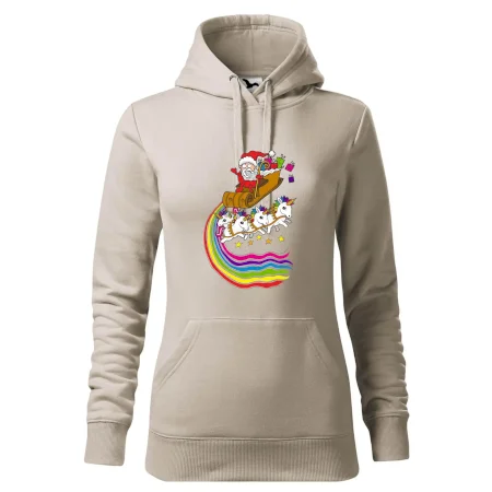 Santa a jednorožce (Pecka design)