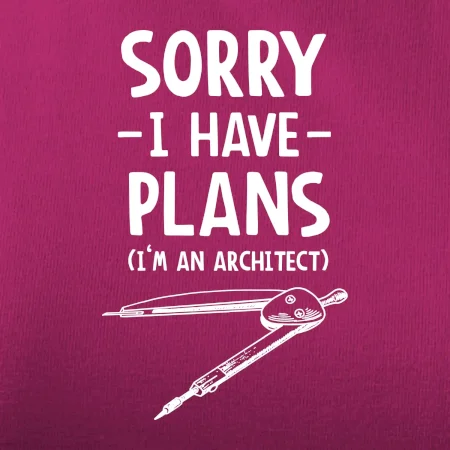 Sorry I have plans - architect