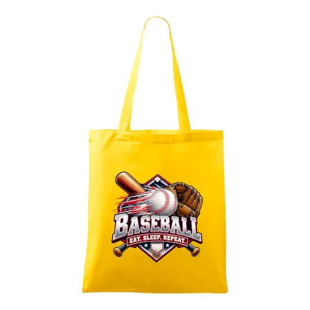 Baseballová pálka s rukavicou eat sleep repeat