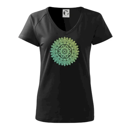 Mandala zelenožlutá