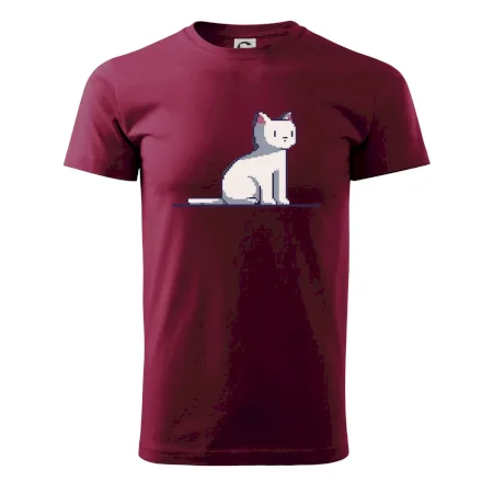 Mačka biela pixel