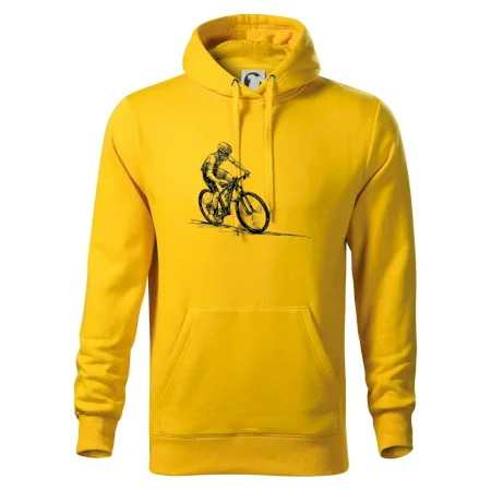 MTB kreslený cyklista