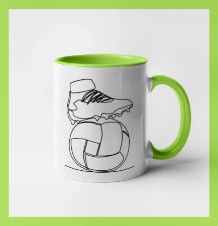 Futbalová lopta kopačka jedným ťahom