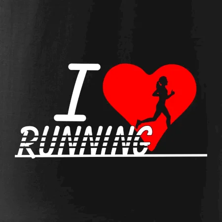 I love running dievča