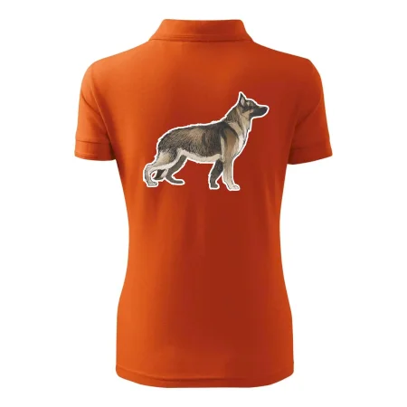 Nemecký ovčiak - hnedý kreslený