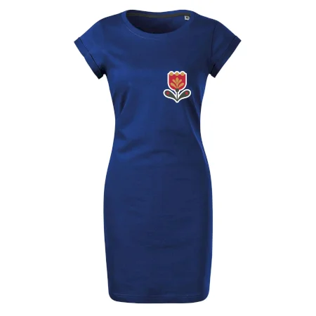 Folklór na prsníku tulipán