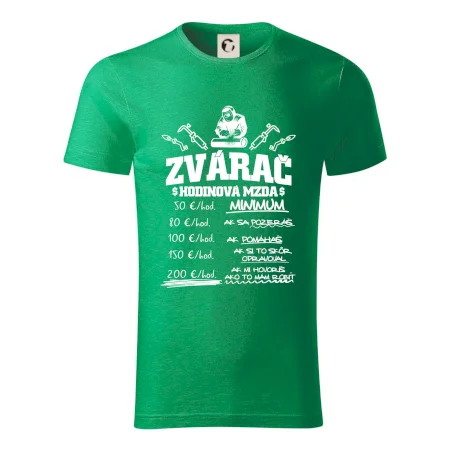 Hodinová mzda zvárač